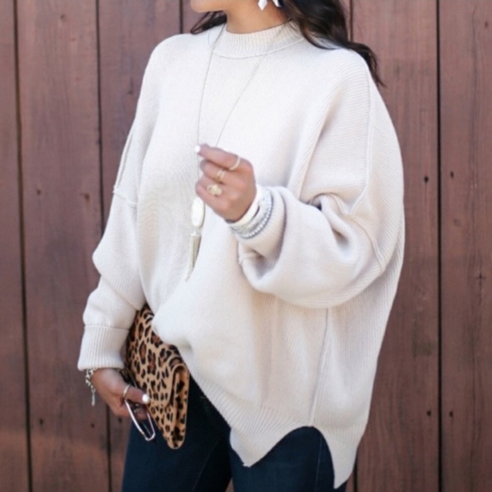 Free People Easy Street Tunic Sweater